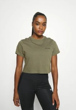 Columbia Qualité Supérieure RIVER 1/2 CROP TEE - T-shirt imprimé vêtements randonnée female